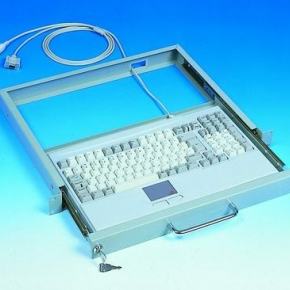 Clavier industriel, 19" Rackmount Clavier industriel W/Touchpad (English)