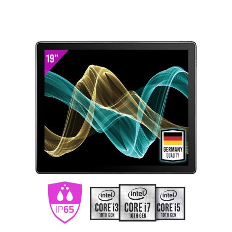 Panel PC 19" 4:3 Intel Core I3,I5 ou I7 de 10eme GEN, IP65 VESA et encastrable