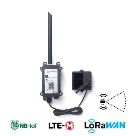 Capteur de distance LiDAR LoRaWAN, NB-IoT ou LTE-M