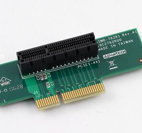 Adaptateur riser card pour carte mère industrielle, PCIex4 to 1 PCIex4 A201-1,RoHS