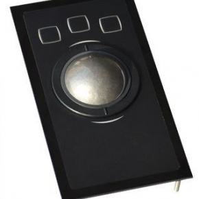 Rugged IP67 50mm trackball all black with molette