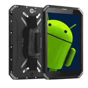 Tablette durcie 8" Android 9 IP68 lisible au soleil NFC-RFID