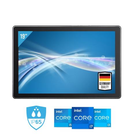 Panel PC 19" 16:9 Intel Core I3,I5 ou I7 de 12eme GEN, IP65 VESA et encastrable