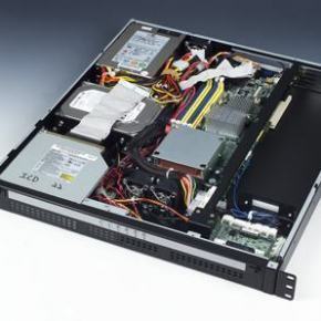 Châssis 1U pour PC rack 19'', ACP-1010MB avec carte de contrôle intelligente
