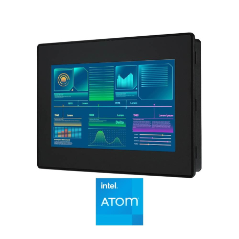 Panel PC IP66 équipé d'un processeur Intel Atom X5, x2 GbE, COM, IP66