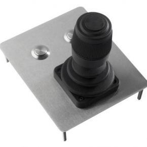 Manette (joystick) industrielle montage en panneau Joystick fonction souris et 3 axes Etanchéité: IP65