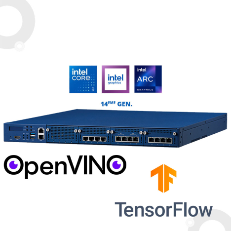 1U Rackmount Cyber Security Appliance w/ 14th Gen Intel® Core™ Processor, and 4 x LAN Module Slot