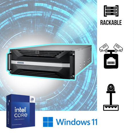 PC rackable 4U pour la vision industrielle avec Intel Core I9