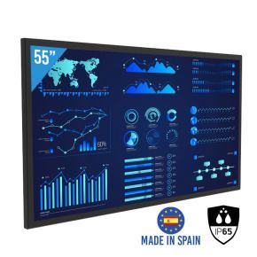 Moniteur 55"tactile  grand format panoramique IP65
