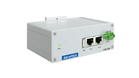 Industrial Ethernet Router with 2 x LAN, USB, metal casing IEC 62443-4-2