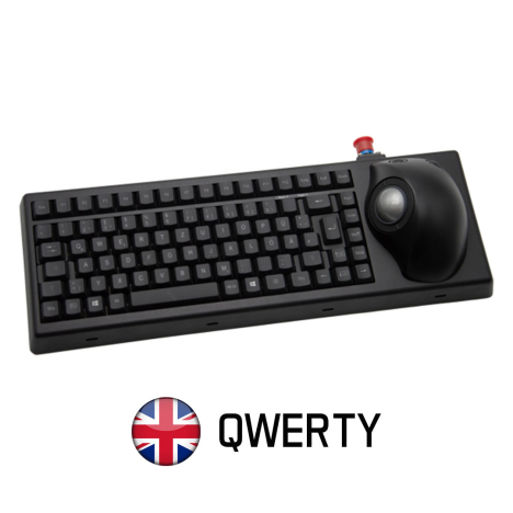 Clavier MIL-STD-810G IP65 87 touches rétroécaliré - QWERTY English