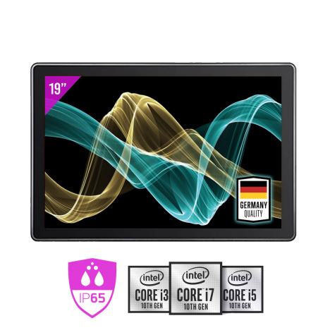 Panel PC 19" 16:9 Intel Core I3,I5 ou I7 de 10eme GEN, IP65 VESA et encastrable