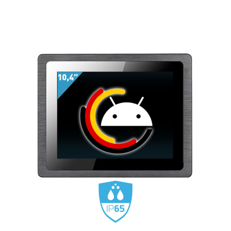 Panel PC fanless 10,4" 4:3 Android ARM Cortex avec navigateur intégré