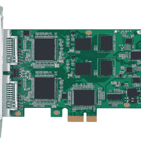 Carte industrielle d'acquisition vidéo, 2ch HDMI/DVI/VGA/YPbPr/Composite/S-video PCIe SW