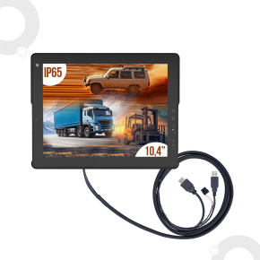 10.4” XGA Vehicle Mounted Display with Projected Capacitive Touch Screen, HDMI Interface