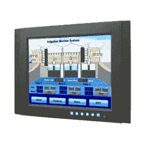 Moniteur ou écran industriel tactile, 15" XGA WT Ind. Monitor w/ Resistive TS