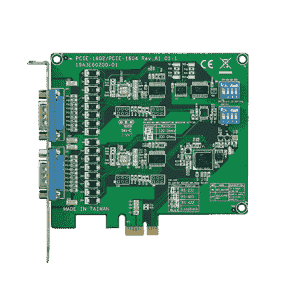 Carte PCIexpress de communication série, 2-ports RS-232