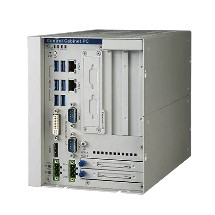 PC industriel fanless à processeur i7-6822EQ, i5-6442EQ, 1.9GHz, 8GB RAM, 1xPCIex16, 1xPCI