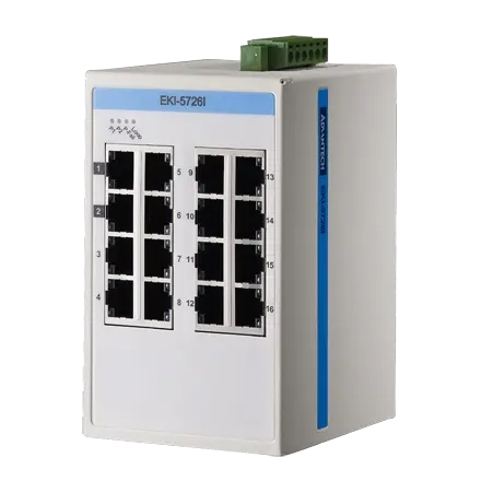 Switch Rail DIN ProView automatisme 16 ports 1000Mbps -40°C 75°C