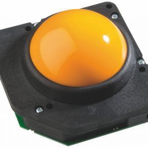 Trackball En bakélite 75 Trackball couleur noire Etanchéité: IP40