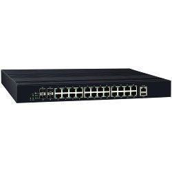 24+4 Port Industrial Managed PoE+ 10 Gigabit Ethernet Switch