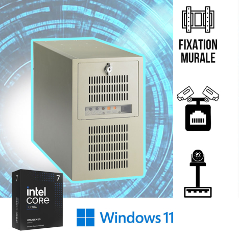 PC durci format tour pour la vision industrielle avec Intel Core i7