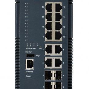 Switch industriel, Industrial DIN-Rail Switch w/ 16 non-PoE ports