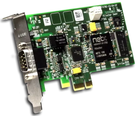 PC card with NVRAM low-profile PCI Express - CANopen
