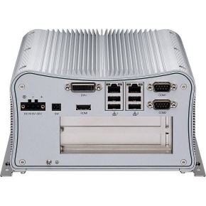 195mm (W) x 200mm (D) x 111mm (H) without wallmoun - Onboard Intel® Atom™ processor E3845, 1.91 GHz - 2x Intel GbE LAN ports, Support Teaming, PXE & WoL - 2x 422/485, 4x RS232, 4x USB2.0, 1x USB3.0/2.0 - 9 ~ 30V DC input - 2XPCI (176mm max)