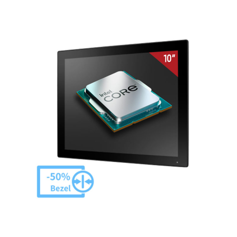 10.4" fanless panel PC with Intel i5-1335UE and IP66 front protection