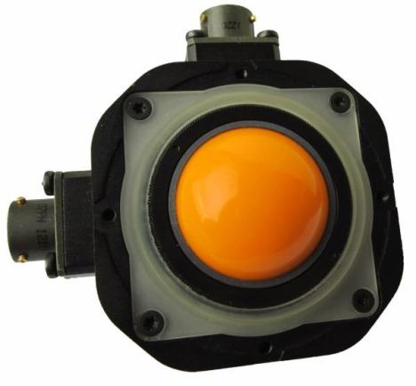Rugged 38 mm MIL-STD trackball module