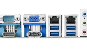Carte mère industrielle, miniITX LGA1150, L SKU, VGA/DP-HDMI/Single GbE