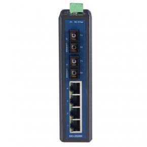 Switch industriel, 4Tx + 2 MM Unmanaged Ethernet Switch w/ ST
