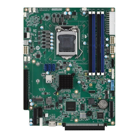 Proprietary server board with LGA 1200 Intel® Xeon® W & 10th Gen.  Core™ i9/i7/i5/i3 processors