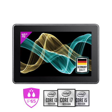 Panel PC 10" Intel Core I3,I5 ou I7 de 10eme GEN, IP65 VESA et encastrable