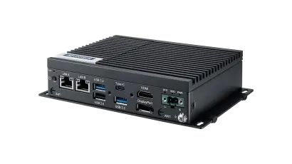 PC fanless compact et modulaire avec Intel N250, DDR5, 4 x USB, 2 x COM, 2 x LAN (Win 11 & Linux)