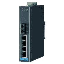 Switch industriel, 4-port 10/100M+1 Fiber unmanaged Ethernet switch