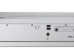 PC industriel fanless pour application transport, ITA-1910 ATOM D525 DDR3 2LAN+16COM+2VGA