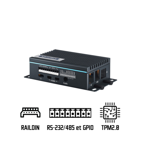 Kit passerelle industrielle Raspberry Pi 1x RS-232/485, 4 x GPIO, 8 GB SD card