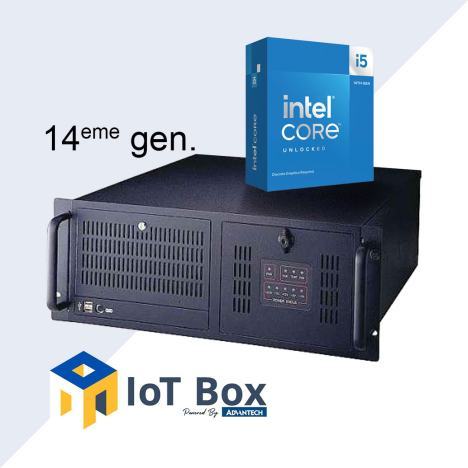 Preconfigured 4U Rackmount PC with Intel Core i5-14500TE, 16GB DDR5, 500GB SSD