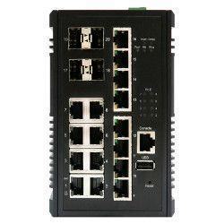 16 PoE+ + 4SFP industrial managed Gigabit Ethernet Switch