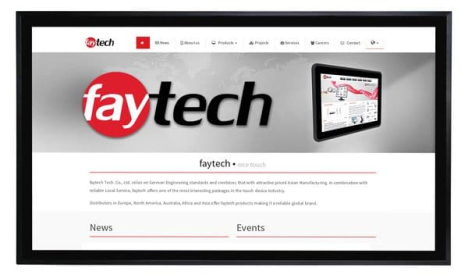 Panel PC 32" avec processeur Intel N4200, 4Go RAM, 128Go SSD