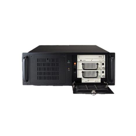 Châssis 4U noir sans alimentation 15 slots pour carte mère ATX
