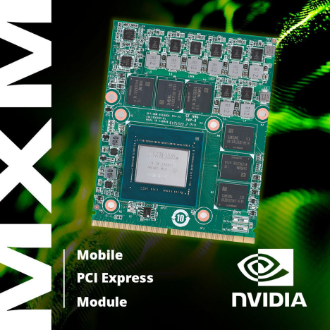 MXM 3.1 Type B NVIDIA® RTX™ Embedded RTX3000 with DP 1.4a