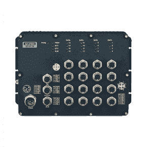 Switch industriel, Train Switch 16*M12 X FE Port w/ 12* PoE Port LV