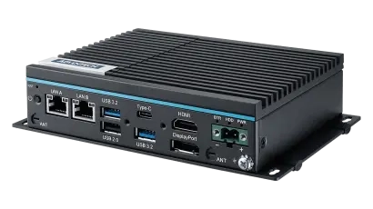 Mini PC Fanless avec Intel Atom x7433RE, max 16GB DDR5, 2 x LAN, USB + USB-C, HDMI, DP
