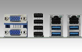 Carte mère industrielle, MicroATX with Dual VGA/ 10 COM/10 USB/VGA always