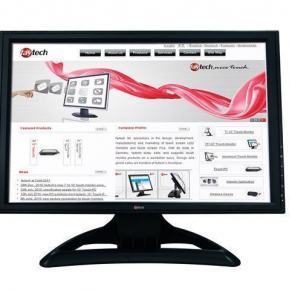 19" resistive touch monitor