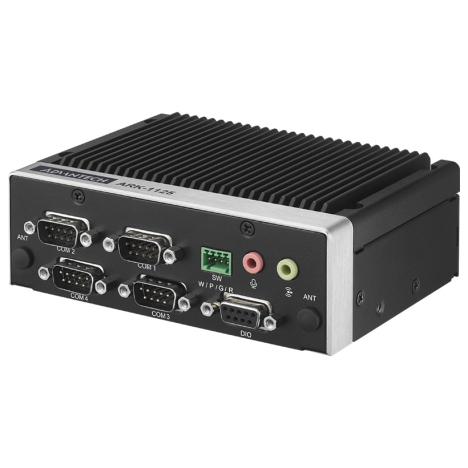 PC fanless embarqué Intel Atom x7211E avec HDMI et 4x ports série