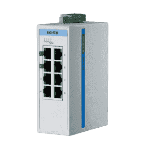 Switch industriel avec protocole automatisme, ProView,8-port Ful Gigabit Ind. Switch,-10~60?